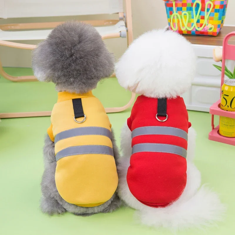 Chaleco reflectante para cachorros, ropa para perros y gatos pequeños y medianos, chaqueta para Chihuahua, Bulldog Francés, Yorkies, Shih Tzu, trajes de Pug - imagen 2