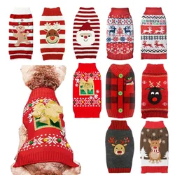 Suéter navideño de punto cálido para perros Chihuahua y Corgi