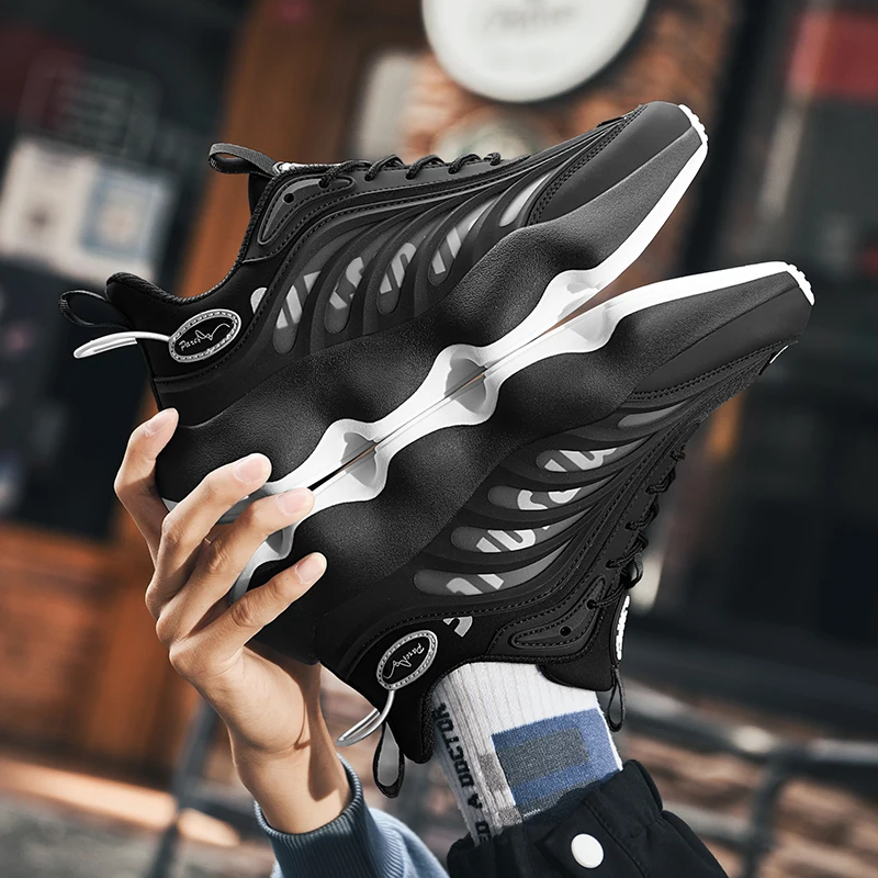 Nuevas zapatillas de deporte de moda para hombre, Tenis masculinos, zapatos casuales de lujo, zapatos transpirables de carrera, mocasines, zapatos para correr - imagen 5