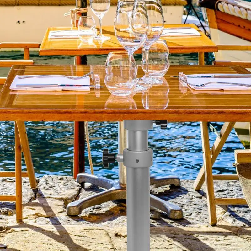 Soporte de Pedestal de mesa ajustable, patas de mesa telescópicas, soporte de Pedestal, Base de mesa elevadora RV, rotación de 360 grados para RV - imagen 3