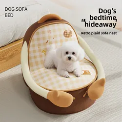 Nido acolchado 4 estaciones para gatos y perros – Cama suave y resistente
