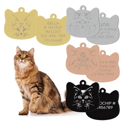 Etiquetas de identificación para gatos y perros, grabadas gratis