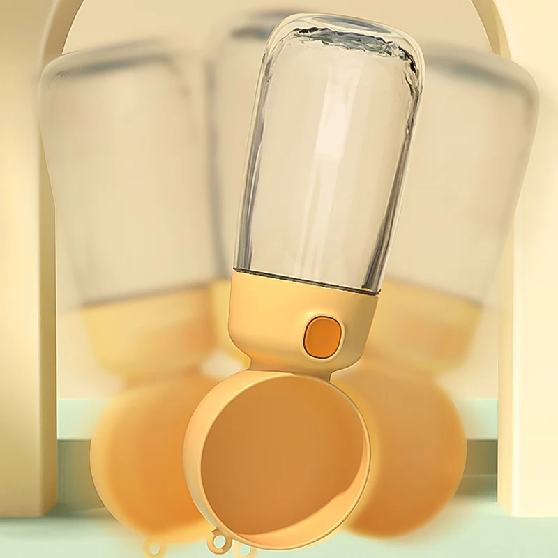 HOOPET-botella portátil de agua y comida para perros y gatos, alimentador de mascotas para viajes al aire libre, botellas para beber para perros pequeños y grandes, suministros para mascotas - imagen 2