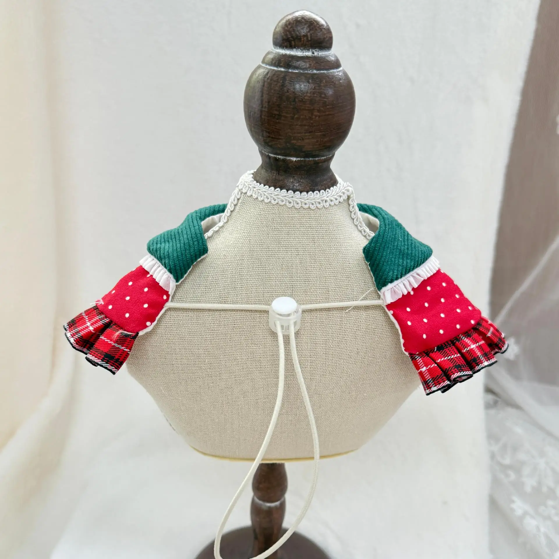 Bufanda de invierno para mascotas, Collar rojo de Navidad para gatos, corbata para árbol de Navidad, decoración para mascotas, ropa para perros pequeños, ropa para cachorros - imagen 5