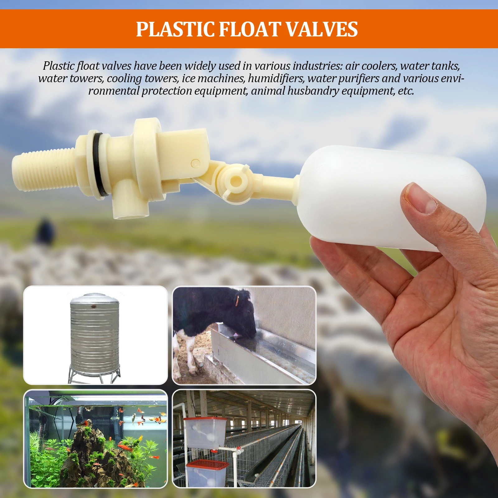 Válvula flotante para bebedero automático de perros y ganado - imagen 4