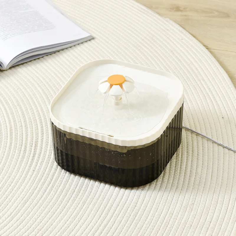 Fuente de agua automática para gatos y perros, tazón para beber con Sensor de movimiento infrarrojo, dispensador de agua inteligente de 2.5L, alimentador y adaptador de corriente - imagen 4