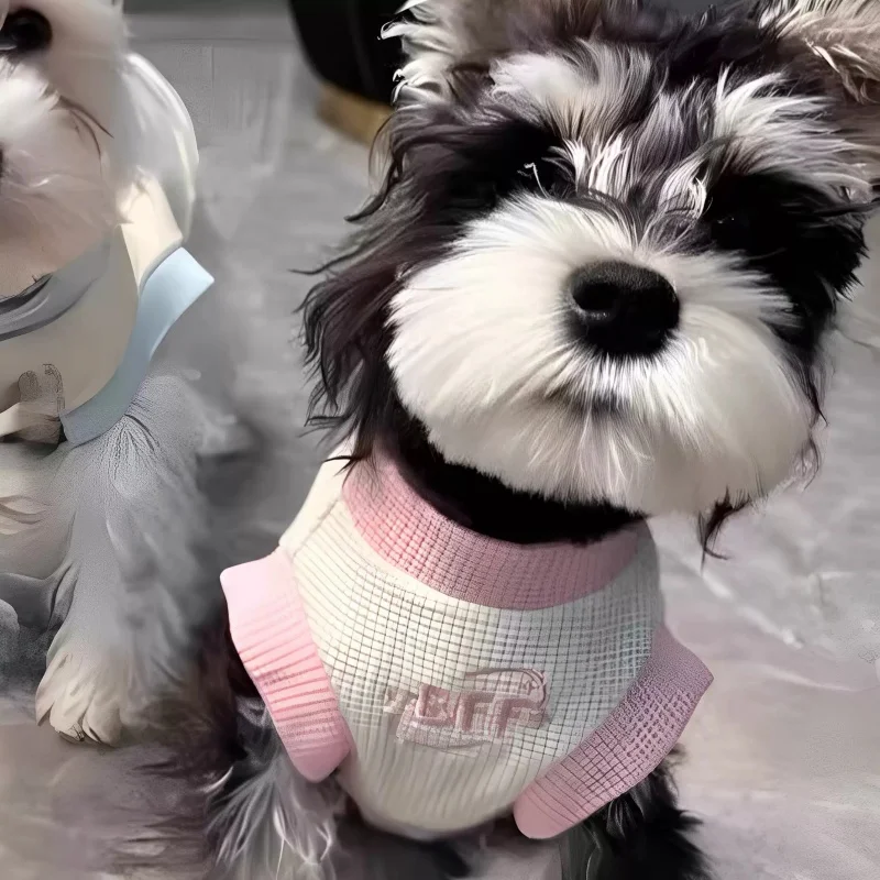 Chaleco para perro y gato con estampado de dibujos animados - imagen 4