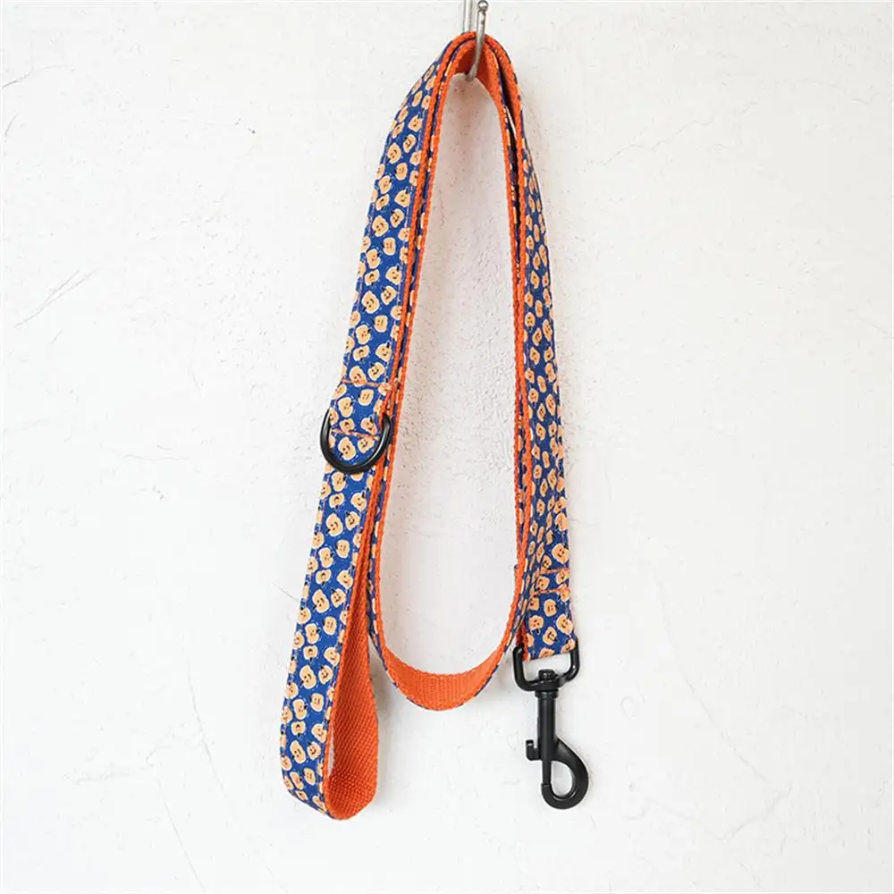 Collar de perro personalizado con grabado gratuito, correa para mascotas a juego, hebilla de Metal de contactos personalizados, Collar de cachorro de calabaza - imagen 3