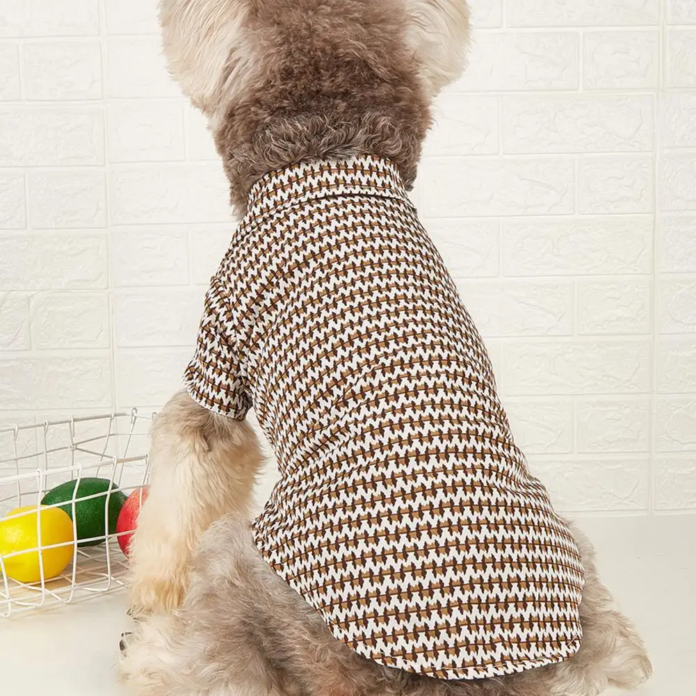 Traje antideformable para mascota, ropa decorativa, rejilla, cómoda - imagen 4