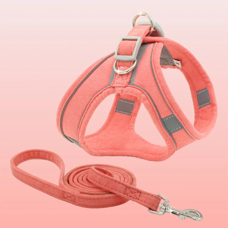 Conjunto de arnés y correa para perro, chaleco ajustable para cachorro pequeño y gato, accesorios para mascotas, Chihuahua, York, caminar, correr - imagen 2