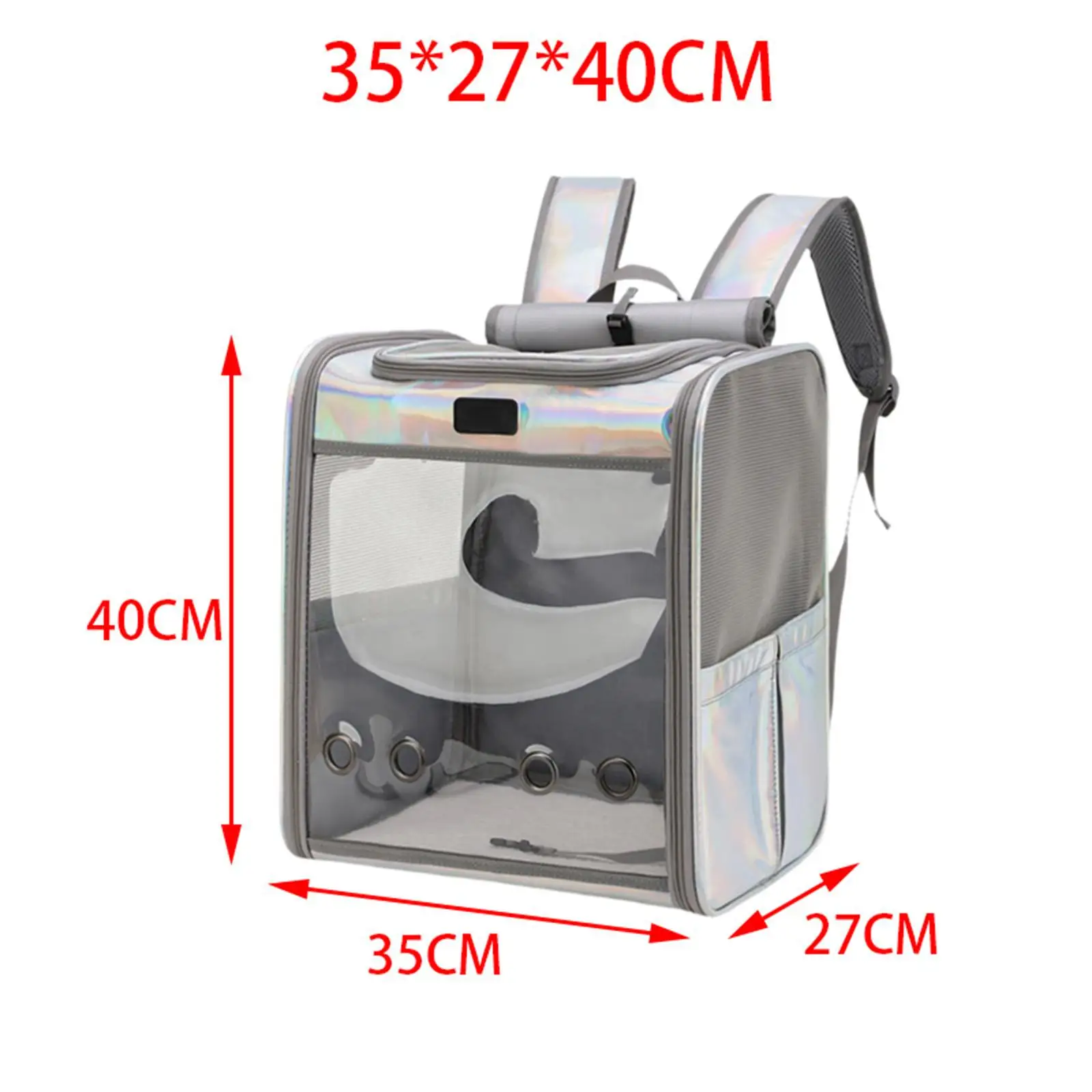 Portable Pet Cat Carrier Backpack Travel Bag with Shoulder Strap Transparent Window Tote Breathable for Kitten Puppy Travel Portable Pet Cat Carrier Backpack Travel Bag with Shoulder Strap Transparent Window Tote Breathable for Kitten Puppy Travel