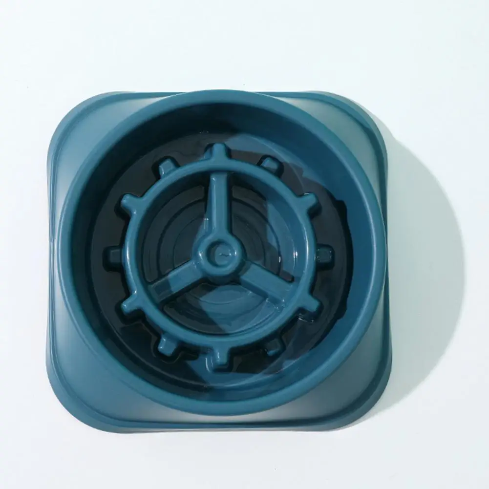 Cuenco para perros y gatos, cuenco cuadrado para comer lento, columna de alimentación suave, cuencos para mascotas - imagen 4