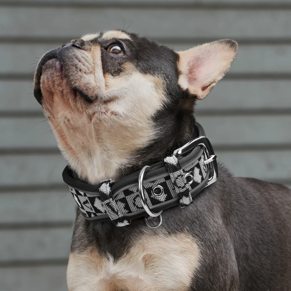 Collar para perros grandes y medianos: ancho, duradero, reflectante - imagen 4