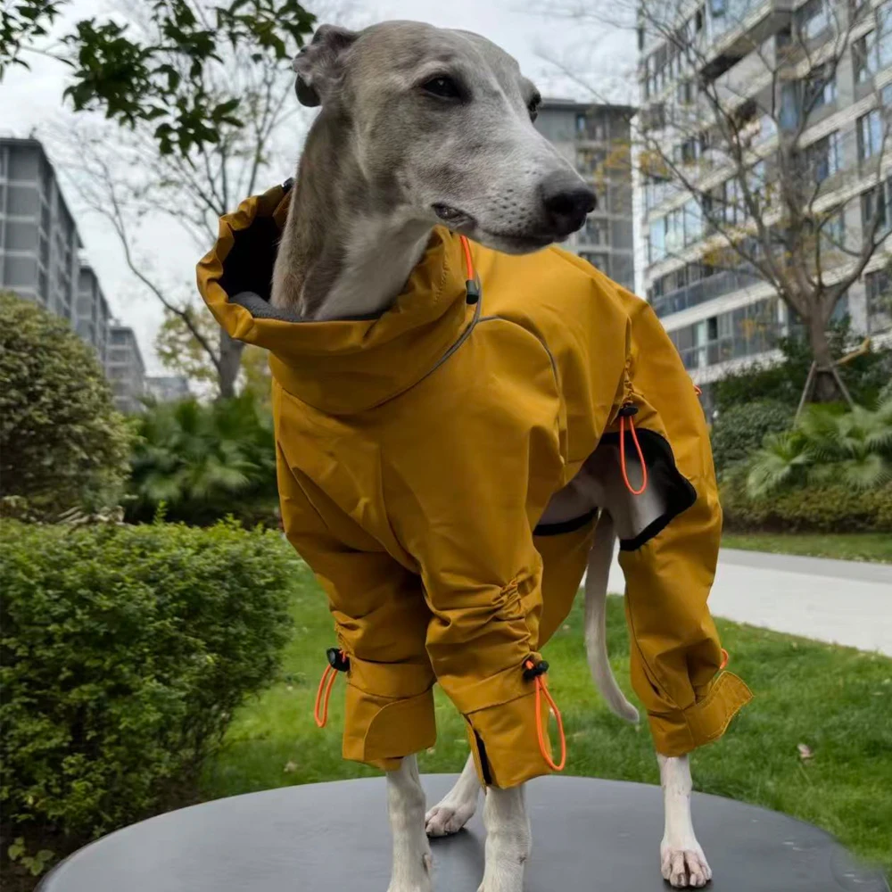 Chaqueta impermeable para perros medianos cuello alto transpirable - imagen 2