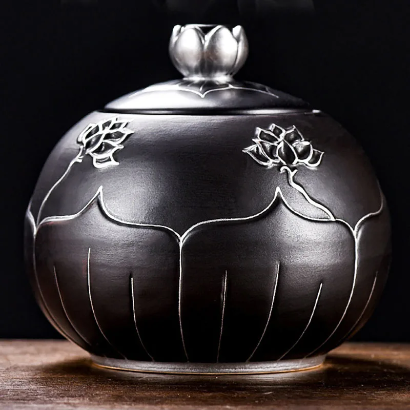 Cajas conmemorativas para mascotas, urnas de cendres doradas de cerámica para cachorros, accesorios de recuerdo de cremación para perros funerarios y decenidos - imagen 3