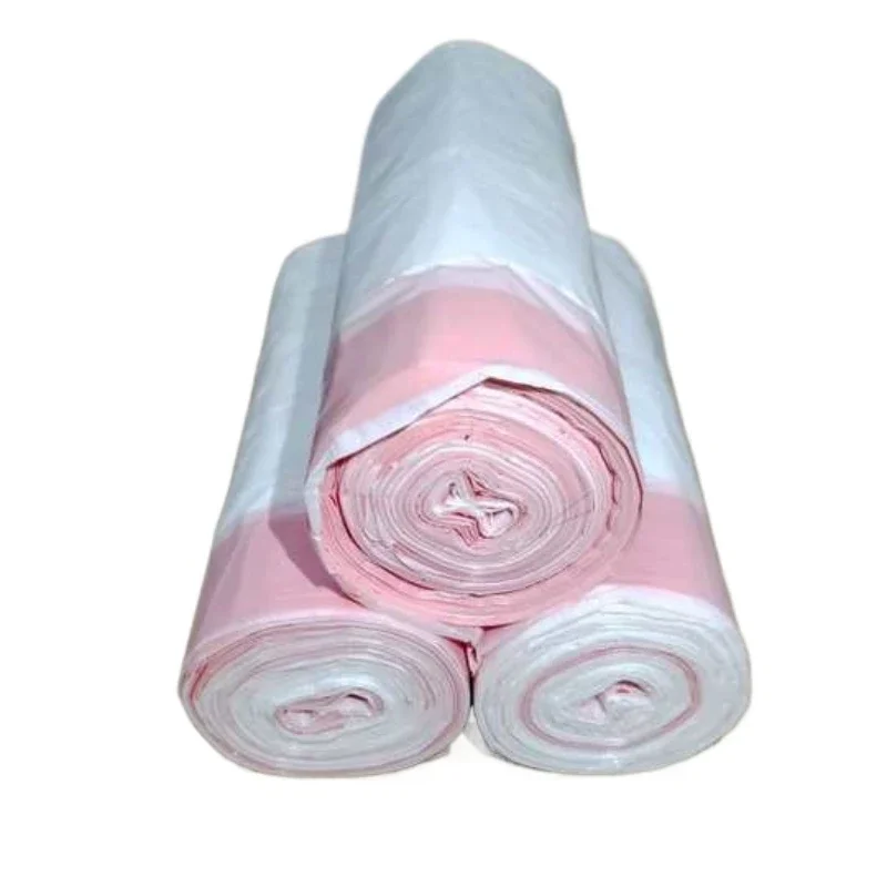 2 rollos de revestimientos de caja de arena para gatos inteligentes, bolsas de basura especiales para recoger caca, gatos, peces, bolsas de basura, basura de limpieza rosa, suministros para mascotas - imagen 4