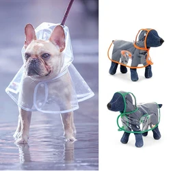 Chubasquero impermeable transparente para perros y gatos pequeños