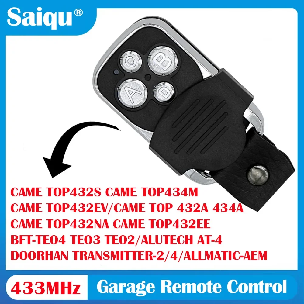 Mando universal para puerta de garaje compatible CAME TOP 432NA