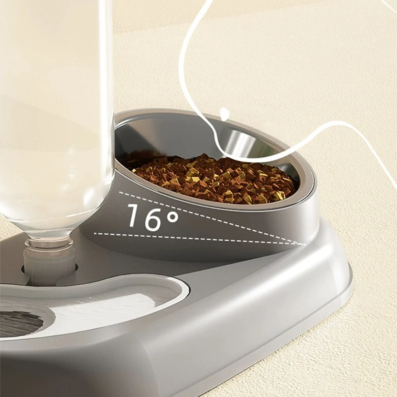 HOOPET-cuenco para gatos, comida para perros pequeños, cuencos de agua para alimentación, juego para gatos, perros, bebedero para mascotas, cuencos, suministros para mascotas - imagen 4