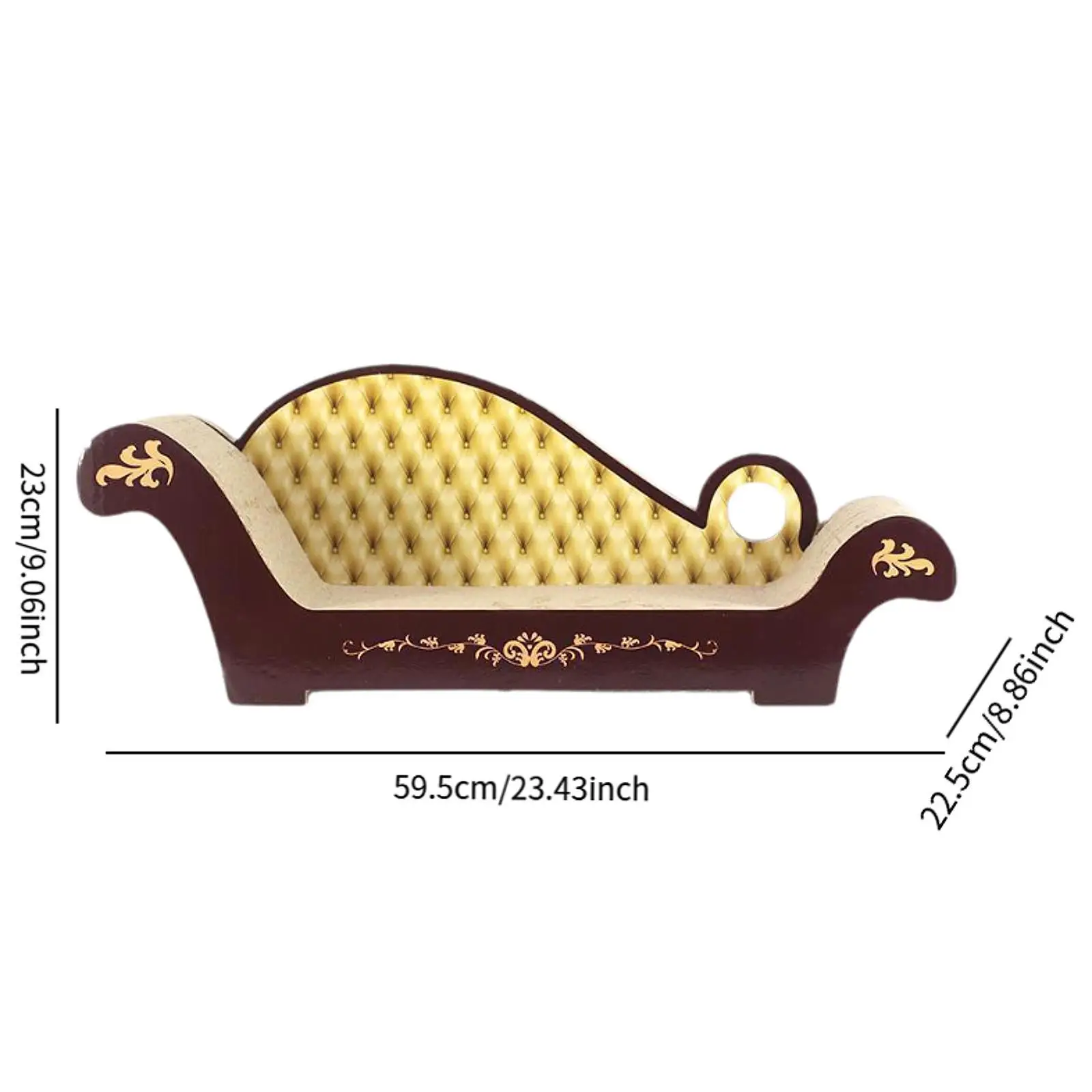 Cat Scratching Board Sofa Shape Lounger Cat Interactive Toy for Exercise