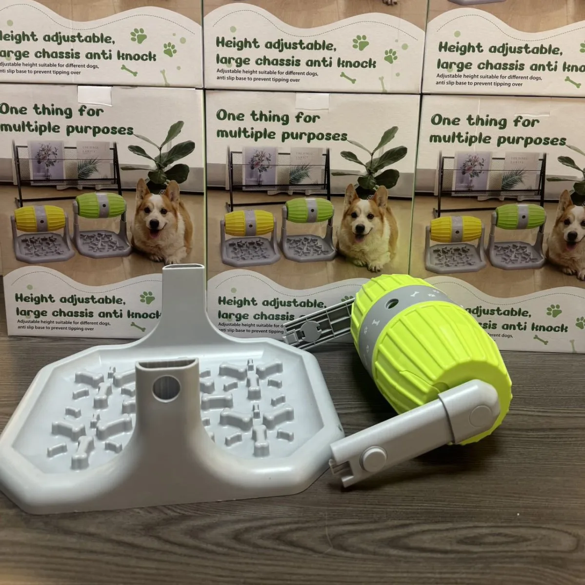 Nuevo Alimentador para mascotas, juguete educativo para perros, rodillo con fugas, bola de comida para gatos, cuenco de comida lenta, alimentador, suministros para mascotas - imagen 3