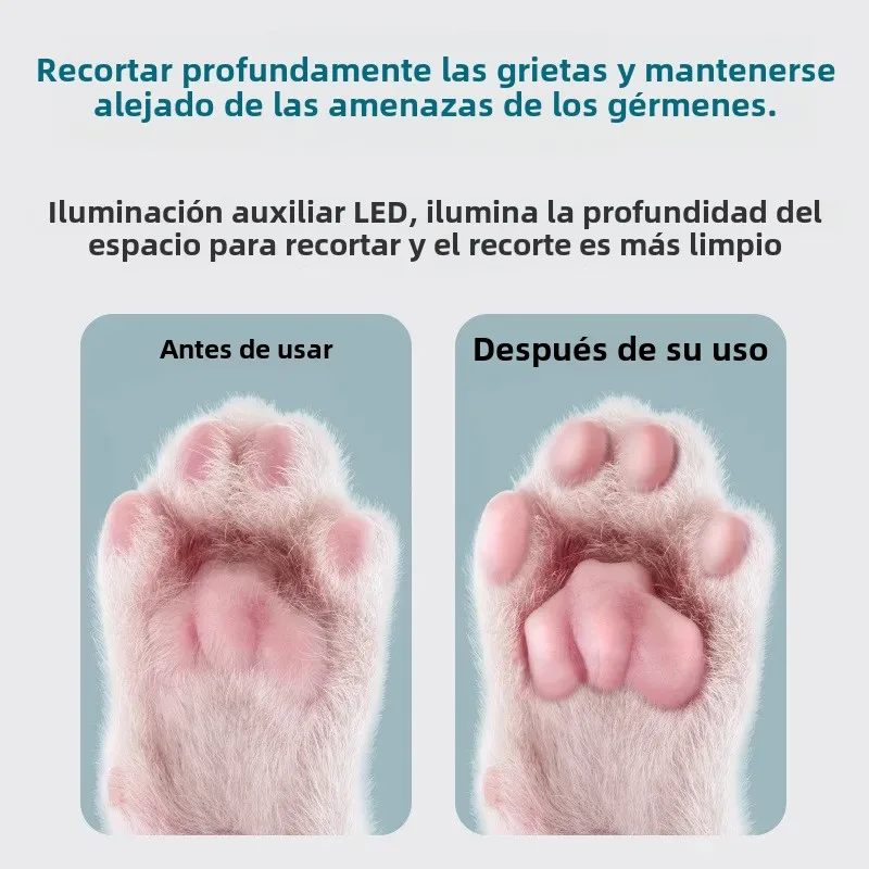 Afeitadora de pelo inteligente resistente al agua para mascotas, afeitadora de pies para perros y gatos, cortadora eléctrica Local, cortadora de pelo de animales - imagen 3