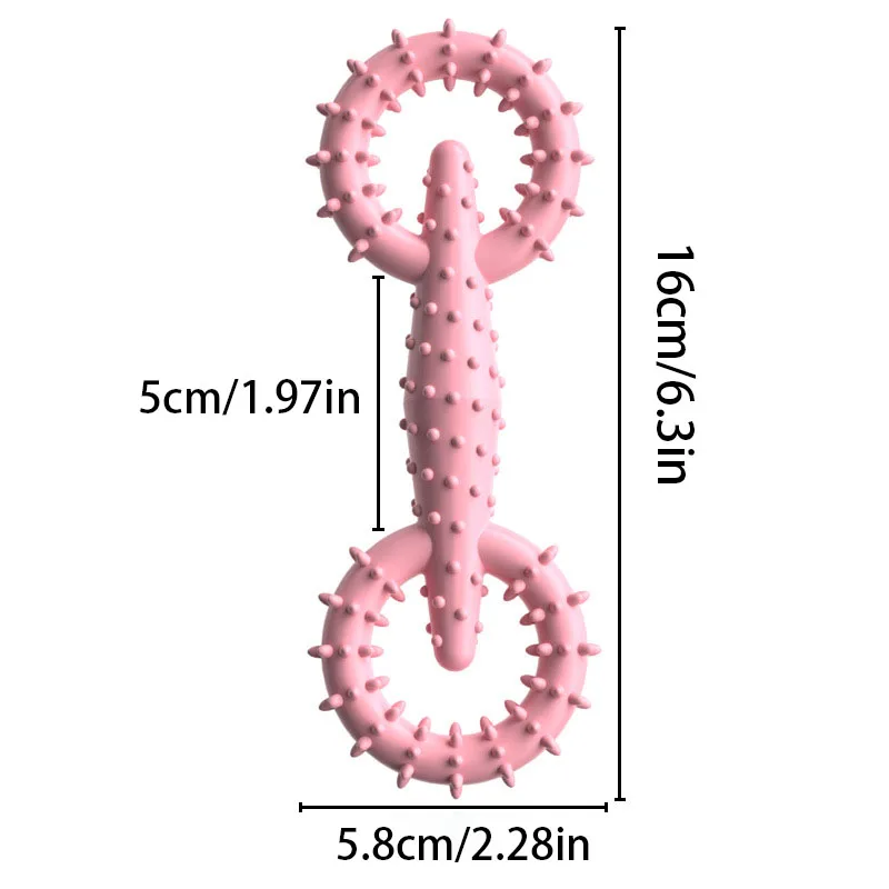 Juguetes duraderos para masticar para perros, juguetes interactivos de limpieza de dientes molares para cachorros, perros pequeños y medianos, suministros para mascotas