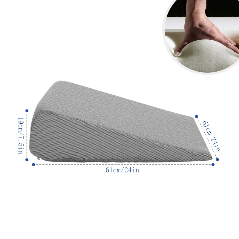 Almohada cuña viscoelástica para piernas de perros y gatos – sofá cama - imagen 2