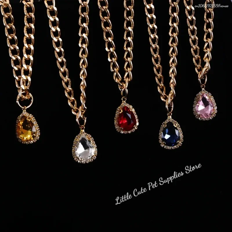 Collar de cadena de gato con diseño de campana, Collar de perro, joyería para mascotas, Collar de cadena de gato para cumpleaños y Navidad - imagen 4