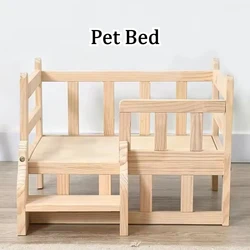 Cama de madera para gatos – Segura, duradera y cómoda para interior
