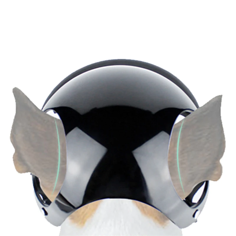 Casco para perro pequeño con orificio para la oreja, casco para motocicleta, casco para perro Multideportivo, sombrero duro para bicicleta al aire libre, accesorios para perros - imagen 4