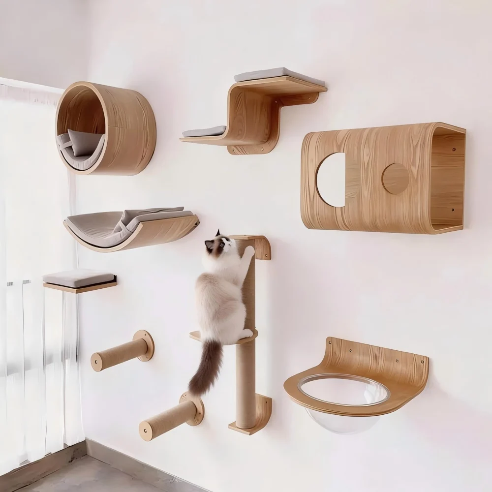 Árbol rascador gatos – Mueble elegante para adultos y Sphynx - imagen 2