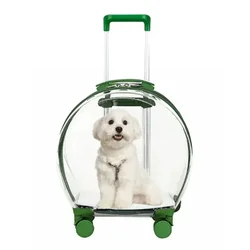 Transportín con ruedas para gatos y perros pequeños – Viaje cómodo
