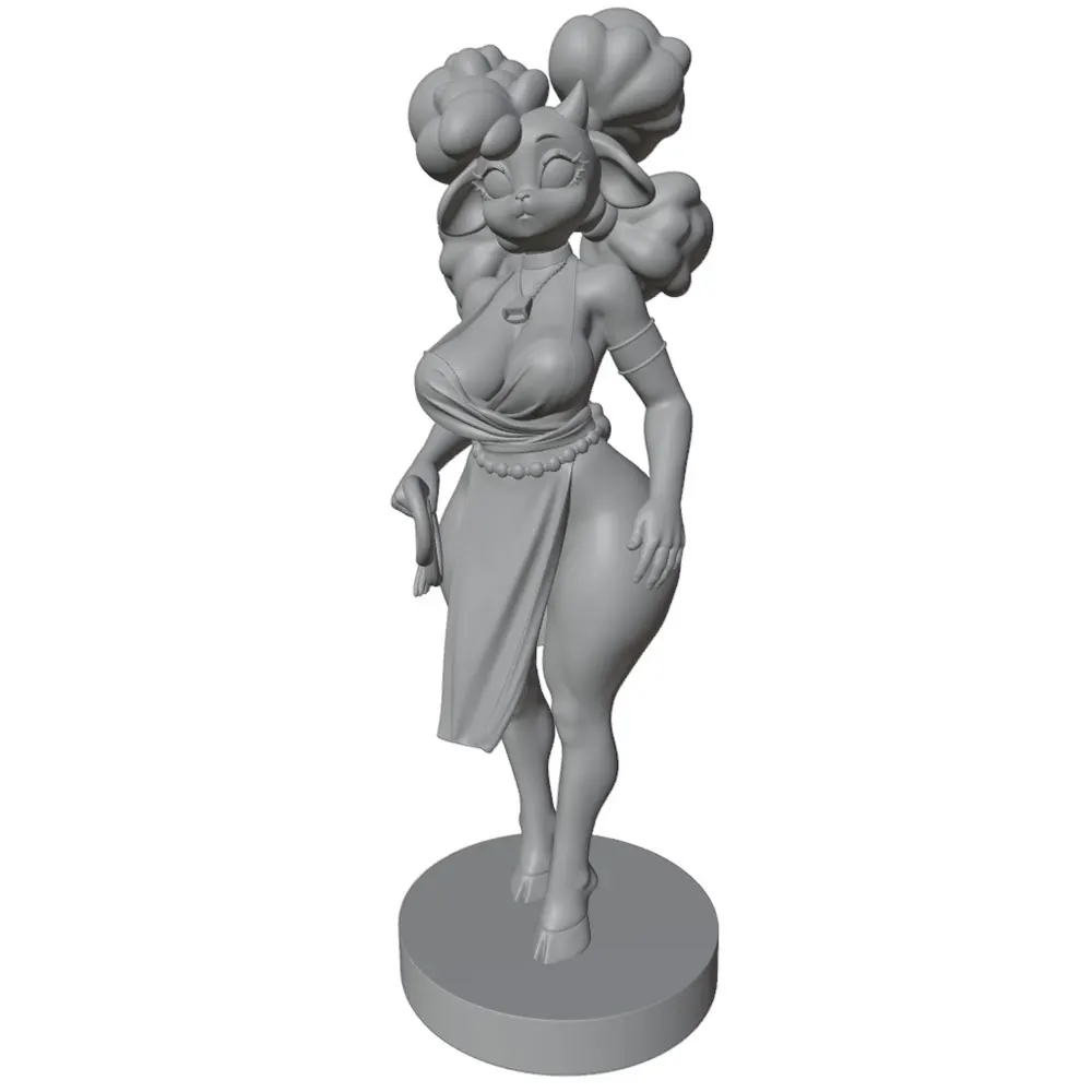 Figura anime 1/24 para habitación - sin montar ni pintar, miniatura 3D - imagen 2