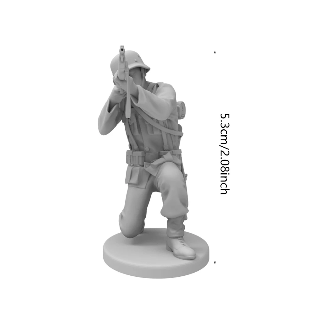 Figura de resina soldado Segunda Guerra Mundial sin pintar - imagen 3