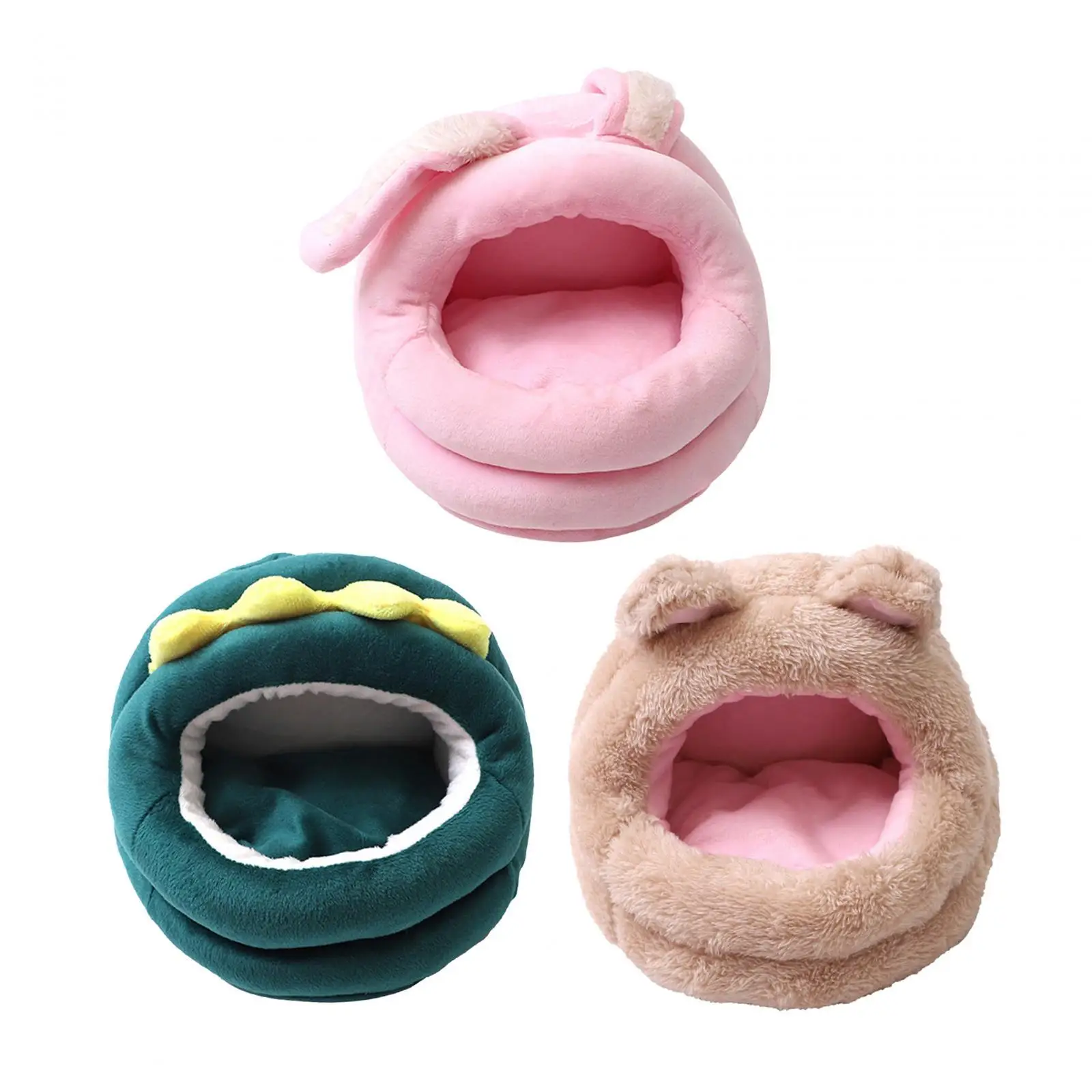 Guinea Pig Cave Beds Small Animals Bedding House Guinea Pig House for Chinchilla Pets Supplies Small Pets Hedgehog Dwarf