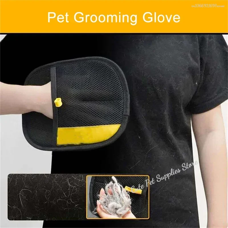 Guante de aseo para gatos y perros - Cepillo electrostático multiuso - imagen 3