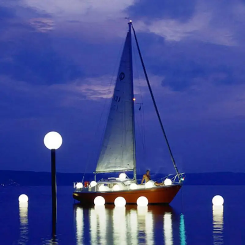 Luces flotantes para piscina, lámpara de bola alimentada por energía Solar, resistente al agua, globo LED brillante, accesorios para piscina en el suelo - imagen 4