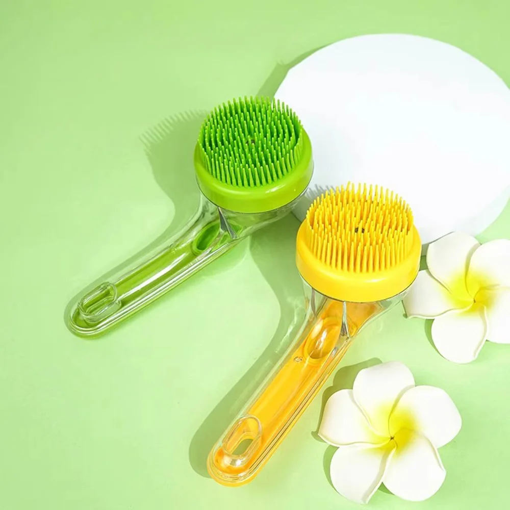 Cepillo de baño para mascotas para perros y gatos pequeños: herramienta especializada para lavar perros, cepillo exfoliante de masaje, esencial para el baño de mascotas - imagen 4