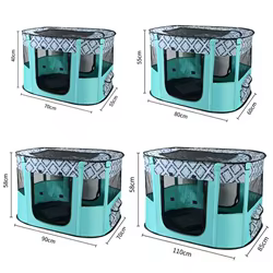Sala de parto para gatos y nido plegable canino