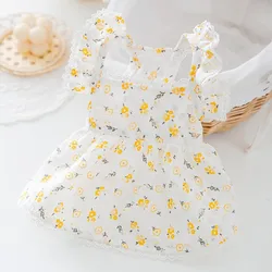Vestido veraniego refrescante para perros y gatos, Chihuahua Yorkie