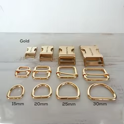 Juego de herrajes metálicos para hacer collares de gatos y perros