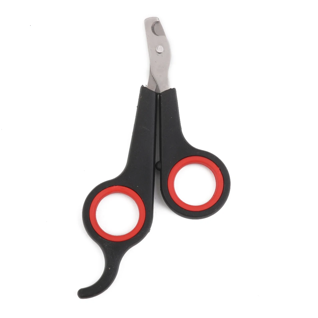 High Quality Stainless Steel Painless Dog Cat Nail Scissors Trimmer Black S