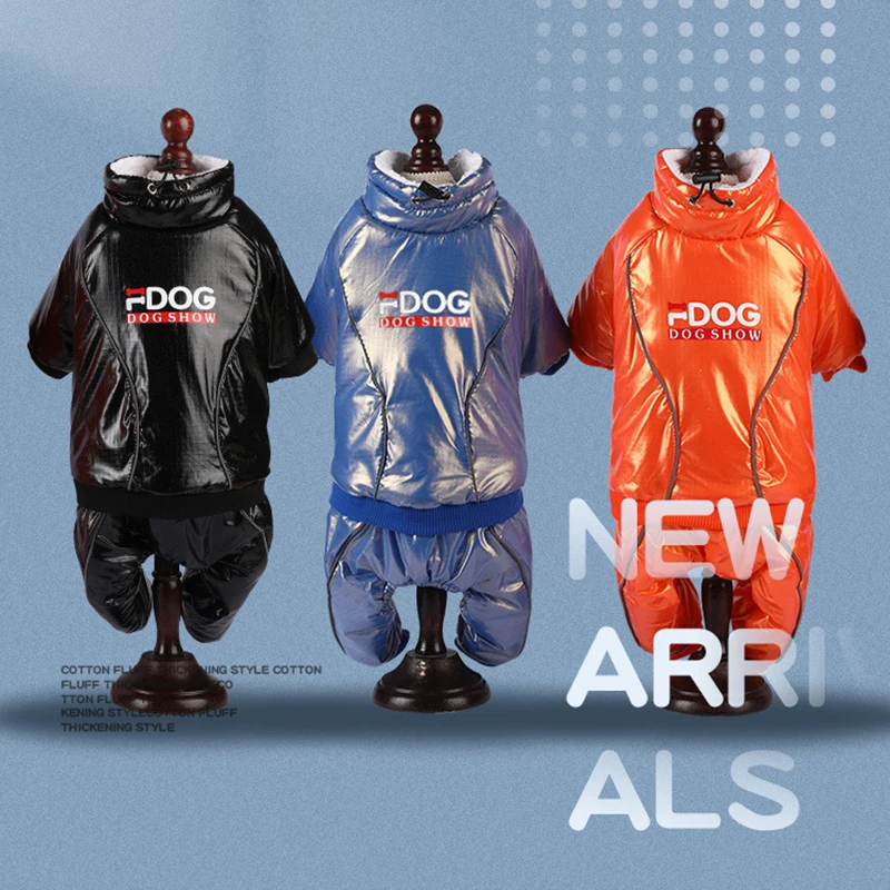 Abrigos de algodón de otoño e invierno para perros pequeños y medianos, además de ropa cálida de terciopelo y gruesa para mascotas - imagen 4