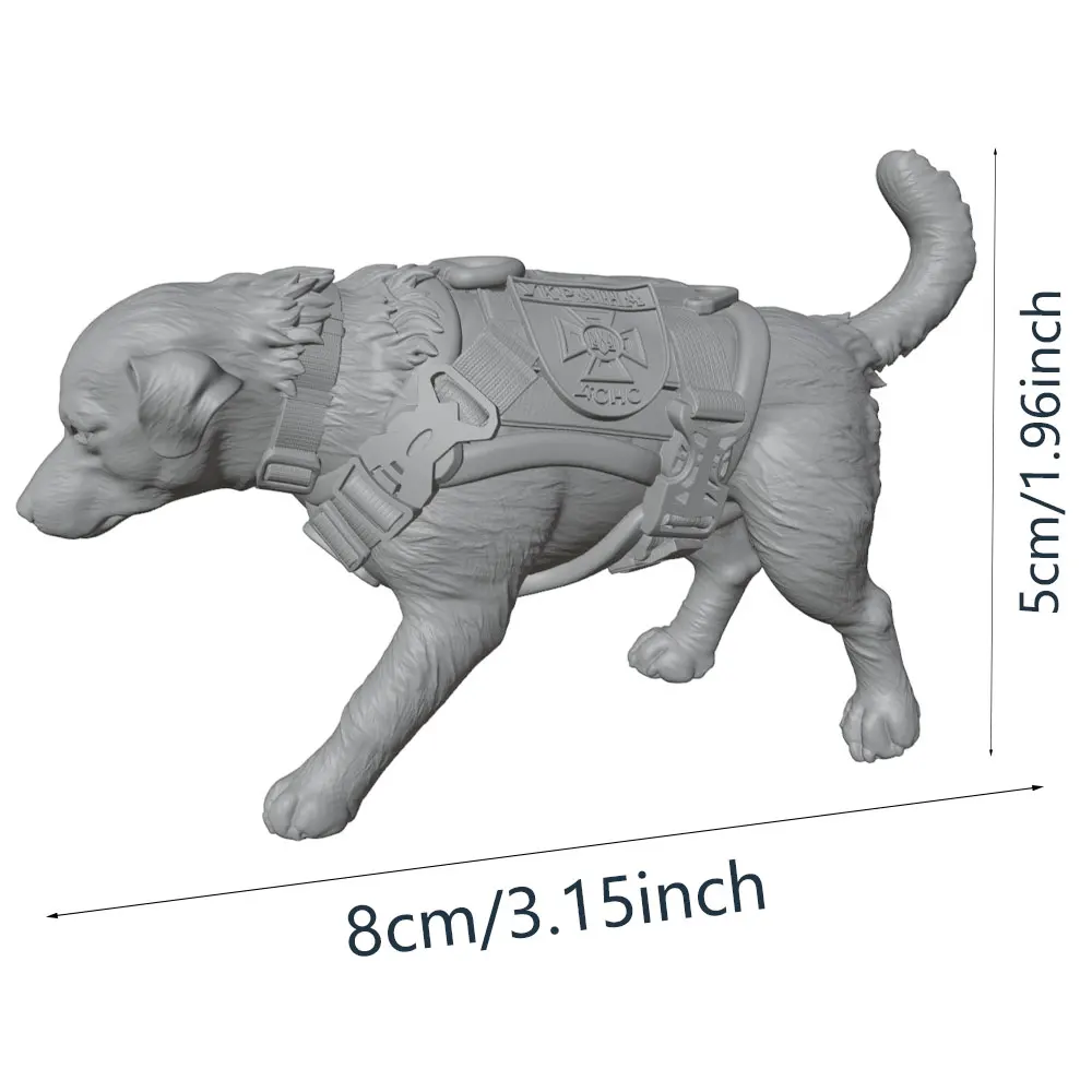 Miniatura Labrador Retriever de resina – Figura pintable coleccionable