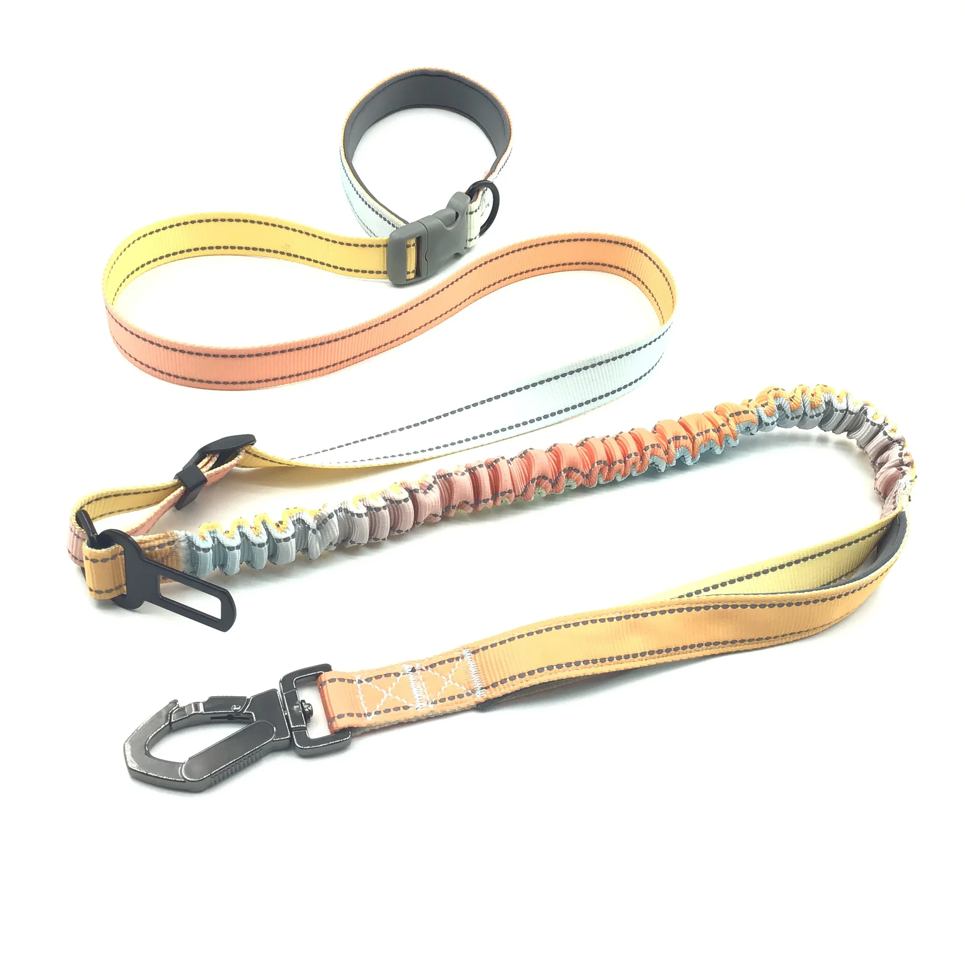 Correa cruzada ajustable para perros Cuerda multifuncional manos libres Alta visibilidad para caminar nocturno para todas las razas - imagen 2