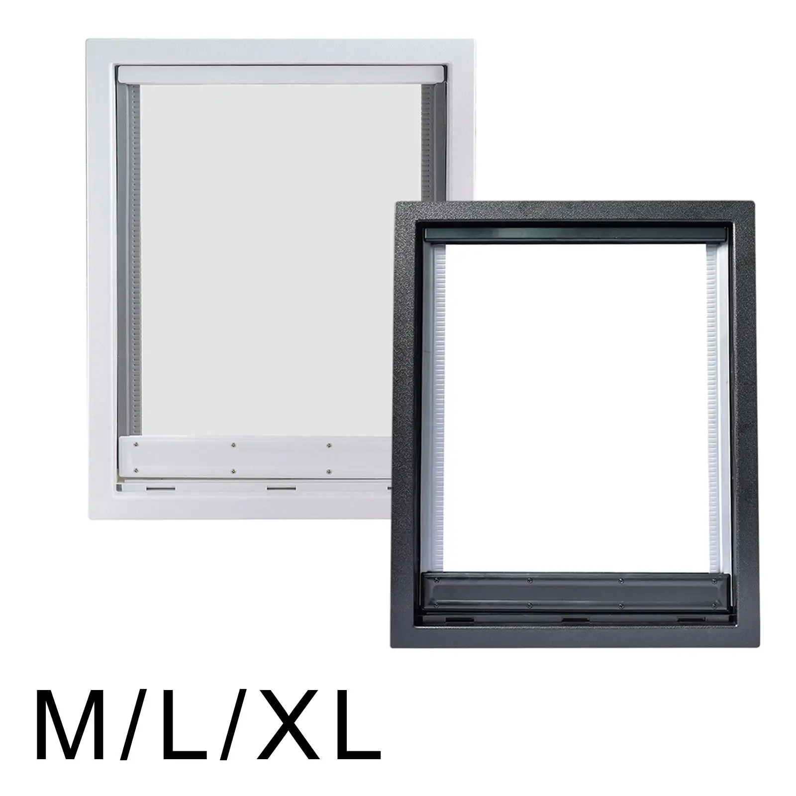 Premium Cat Dogs Flap Doors Easy to Install Gate Transparent ABS Plastic Durable