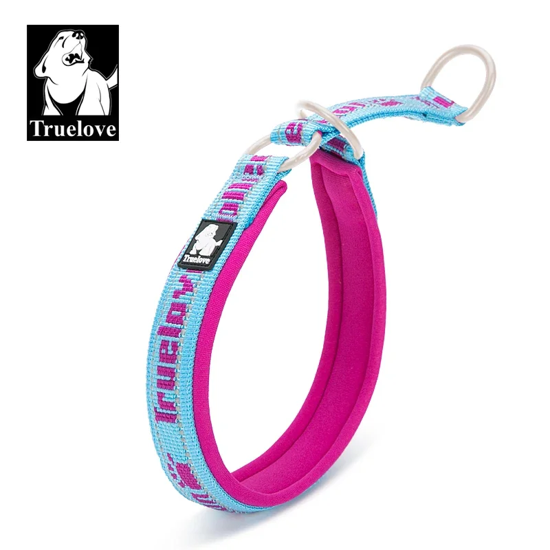 truelove collar nailon cadena p mascota ajustable reflectante sbr neopreno resistente tirones prueba explosiones viajes perros gatos tlc5371