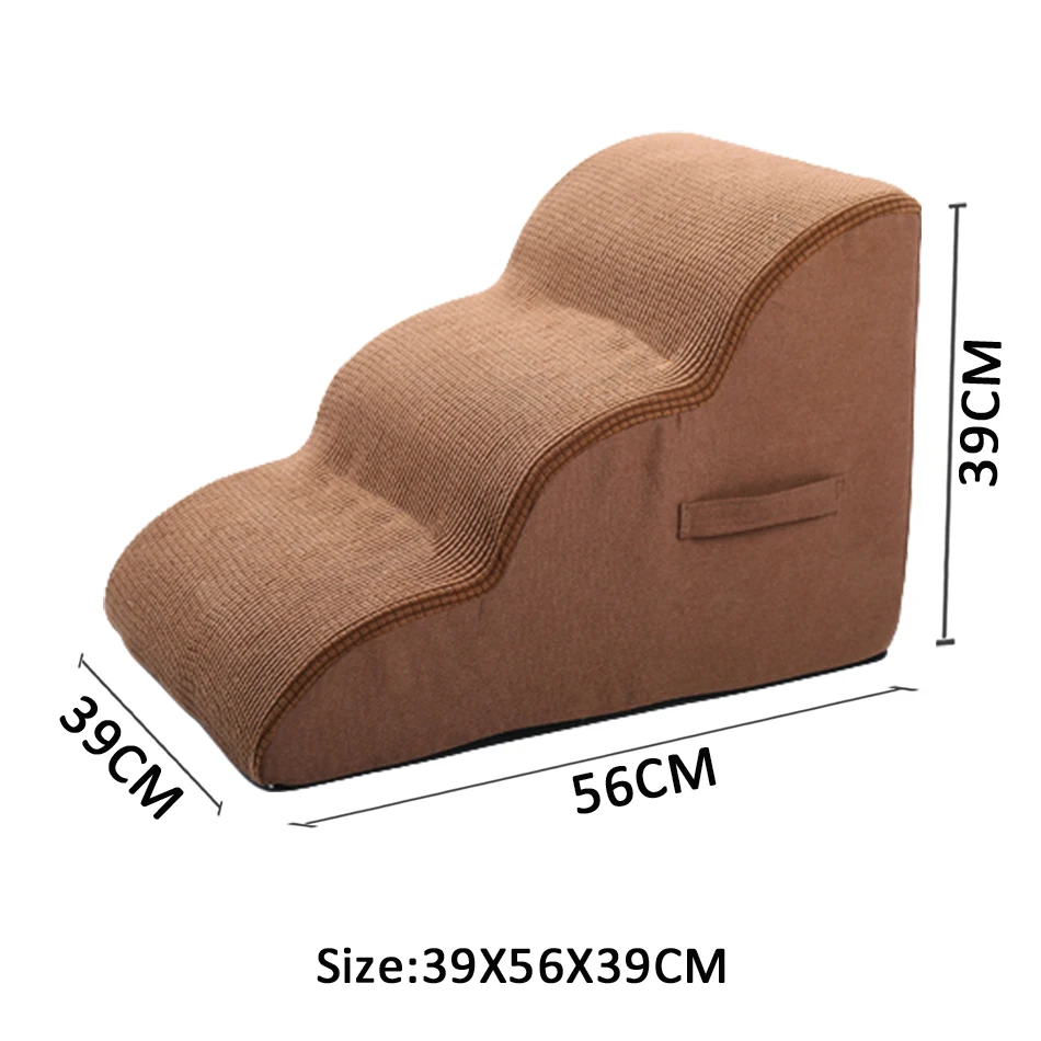 Escalera de 3 peldaños para perros y gatos – Ideal para mayores - imagen 2