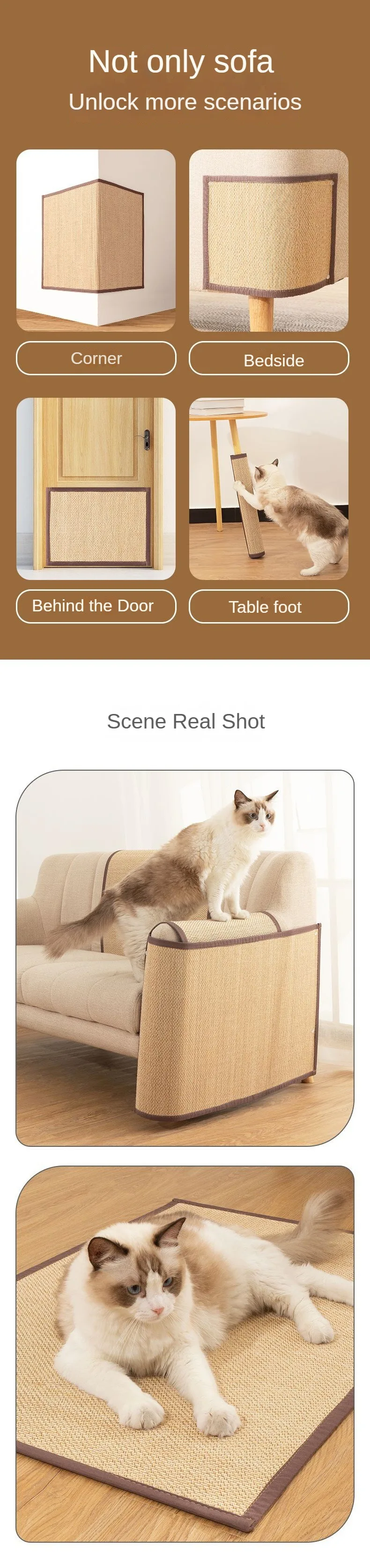 Un gato sentado en una cama de madera